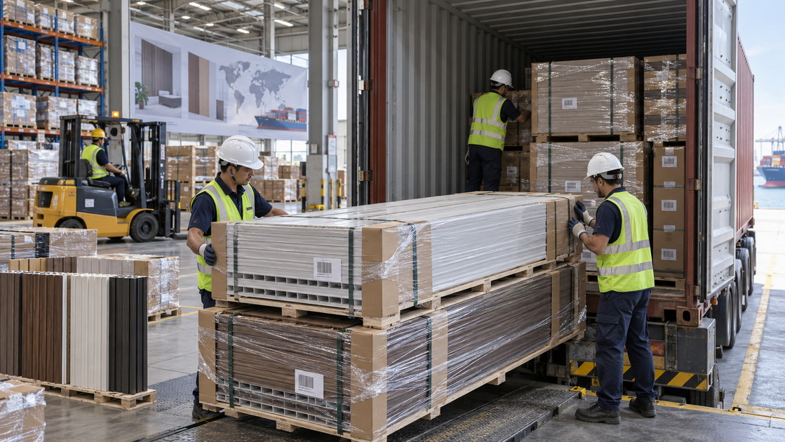 Wall Panel Export Container Loading Wall Panel Export Container Loading