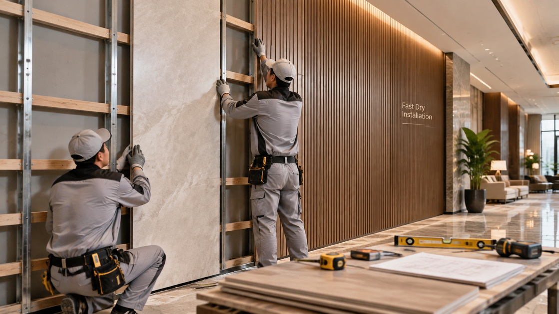 Commercial Wall Panel Installation Commercial Wall Panel Installation