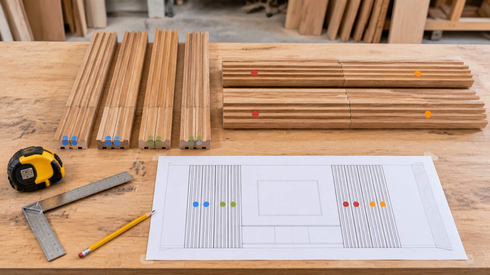 Batten Cutting Plan And Material Preparation