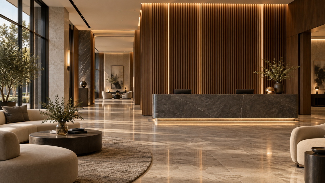 Modern Hotel Fluted Wall Panel Lobby.jpg