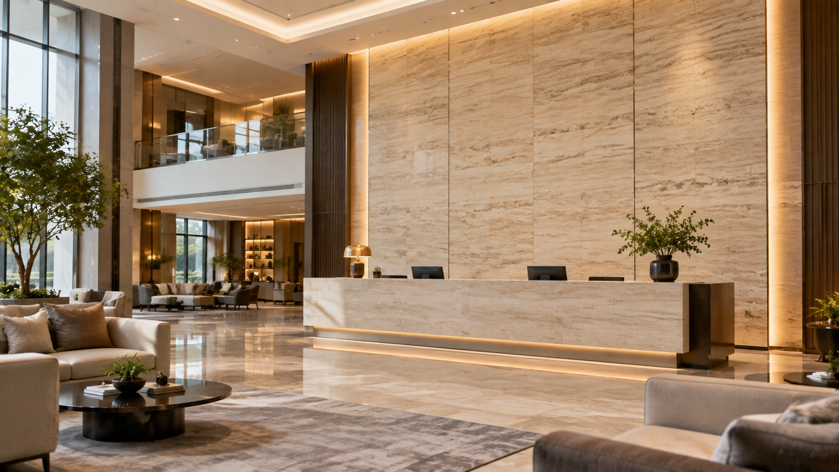 Modern Hotel Lobby Faux Stone Feature Wall.png