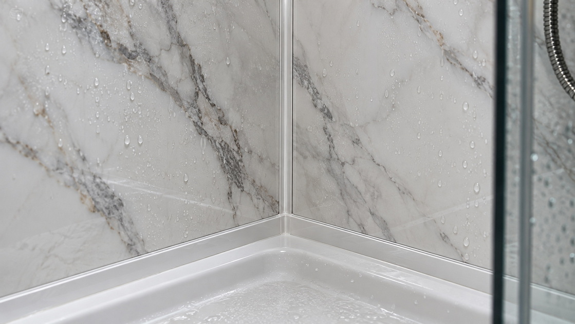 Waterproof PVC Wall Panel Sealing Detail