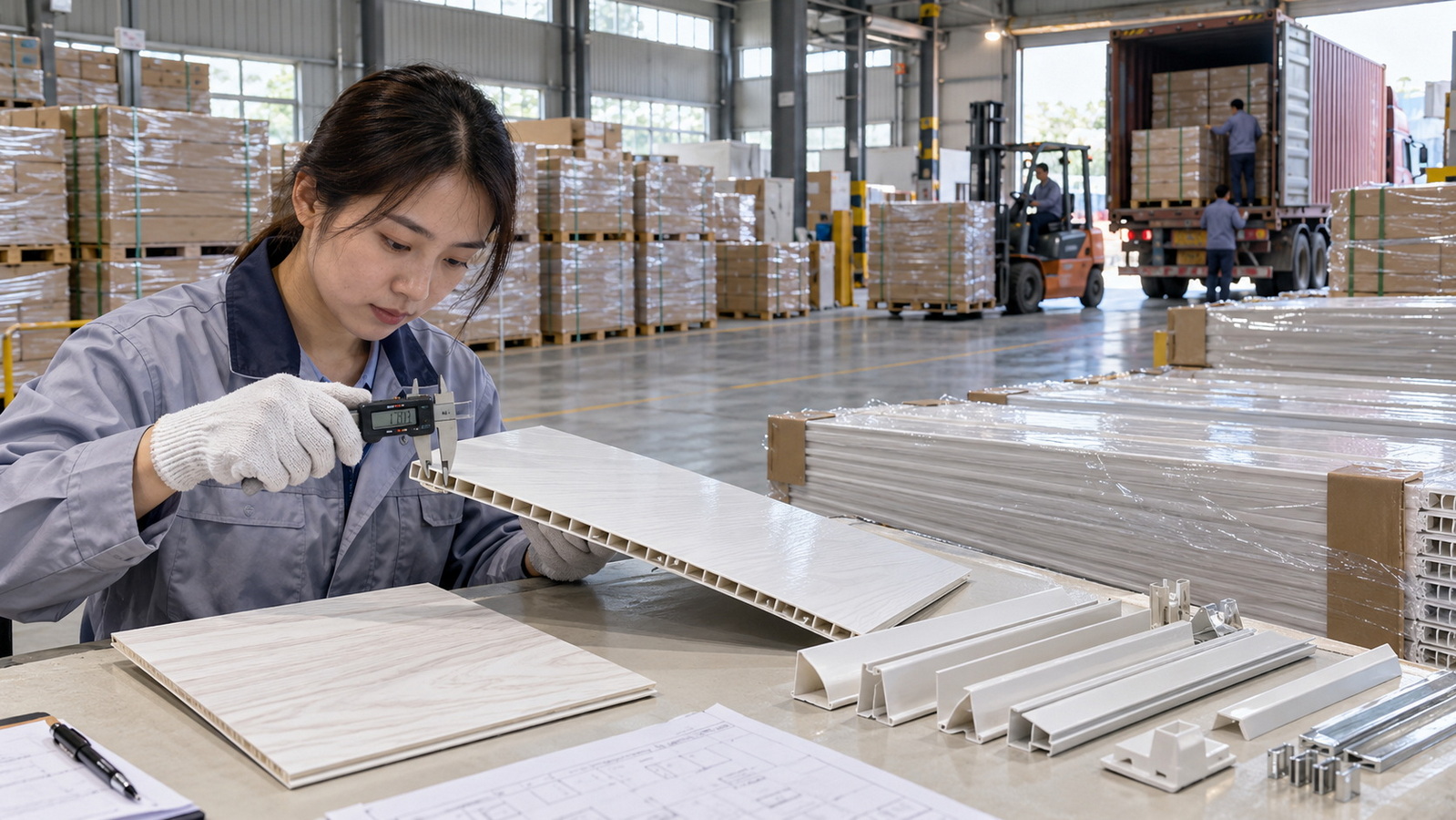 Wholesale PVC Ceiling Panel Order Preparation