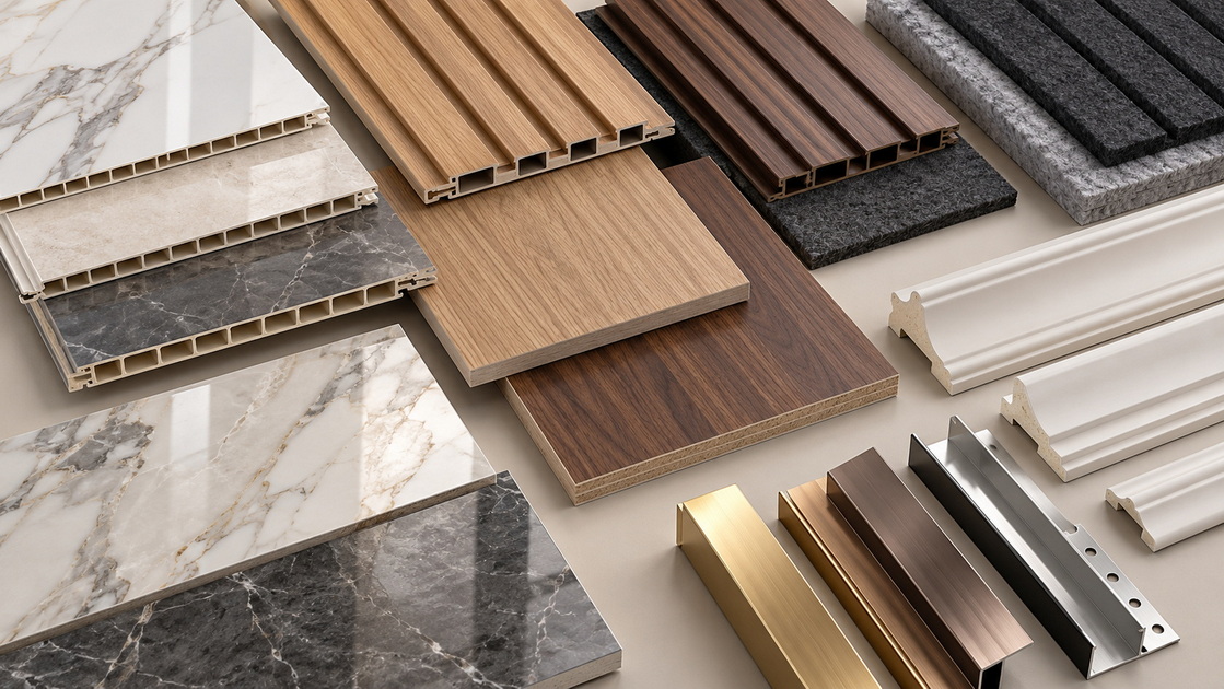 Decorative Wall Panel Material Samples