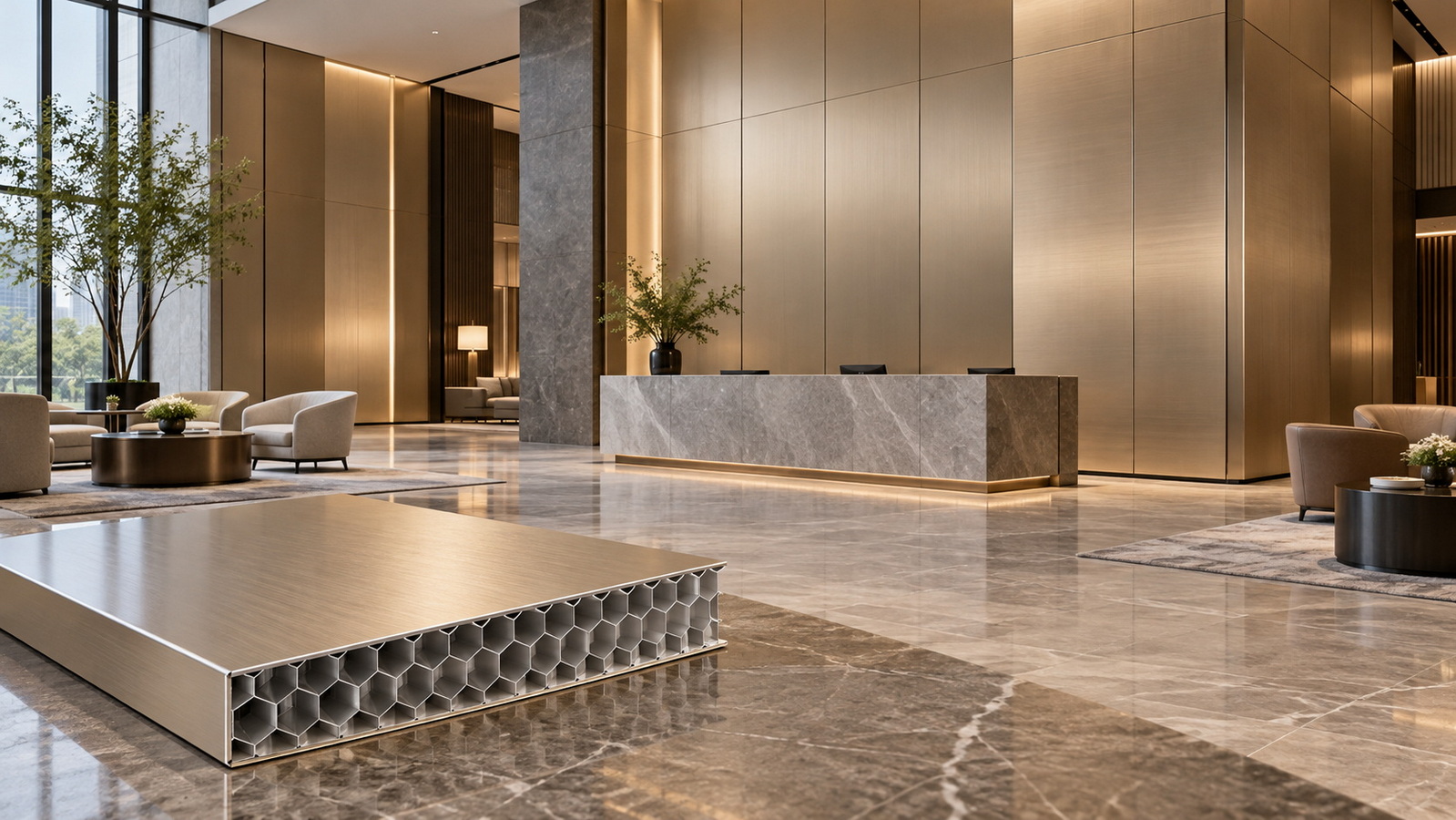 Aluminum Honeycomb Wall Panels In Modern Hotel Interiors.jpg