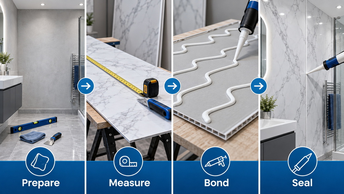 Bathroom Wall Panel Installation Steps
