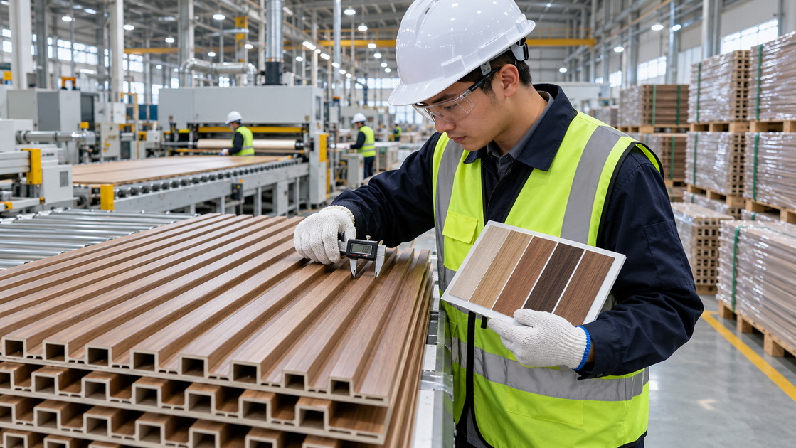 Fluted Panel Factory Quality Inspection